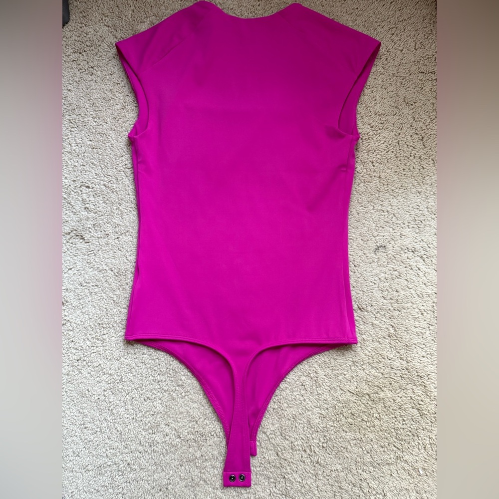 Express Fuchsia Halter Bodysuit - Picture 5 of 6
